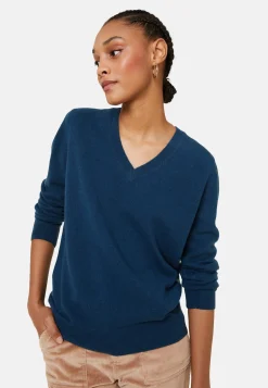 Maison Montagut Pull Col V En Cachemire - Abel><noscript><img width=