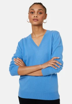 Maison Montagut Pull Col V En Cachemire - Abel><noscript><img width=