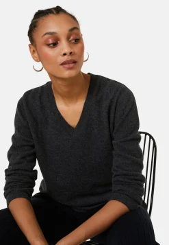 Maison Montagut Pull Col V En Cachemire - Abel><noscript><img width=