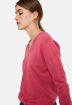 Maison Montagut Pull Col V En Cachemire - Abel><noscript><img width=