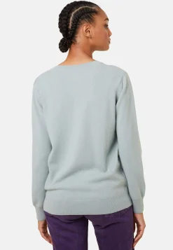 Maison Montagut Pull Col V En Cachemire - Abel><noscript><img width=