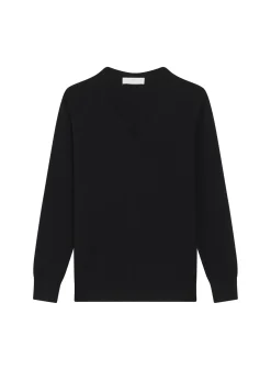 Maison Montagut Pull Col V En Cachemire - Abel><noscript><img width=