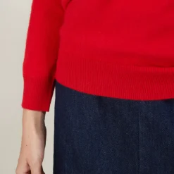 Maison Montagut Pull Col V En Cachemire - Bertille><noscript><img width=