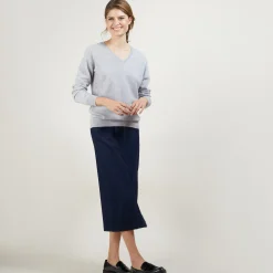 Maison Montagut Pull Col V En Cachemire - Bertille><noscript><img width=