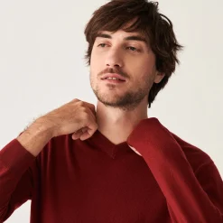 Maison Montagut Pull Col V En Cachemire - Evann><noscript><img width=