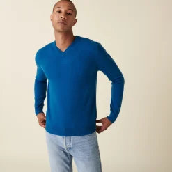 Maison Montagut Pull Col V En Cachemire - Evann><noscript><img width=