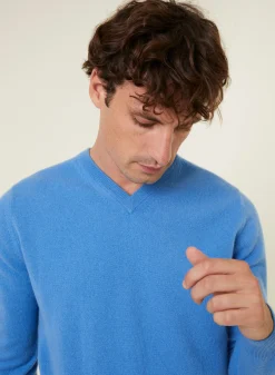 Maison Montagut Pull Col V En Cachemire - Evann><noscript><img width=