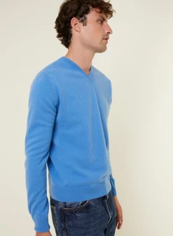 Maison Montagut Pull Col V En Cachemire - Evann><noscript><img width=