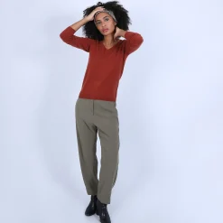 Maison Montagut Pull Col V En Cachemire - Bijou><noscript><img width=