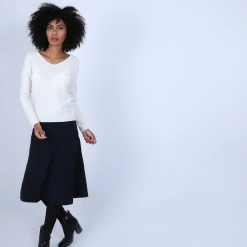 Maison Montagut Pull Col V En Cachemire - Bijou><noscript><img width=