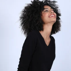 Maison Montagut Pull Col V En Cachemire - Bijou><noscript><img width=