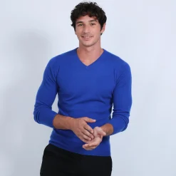 Maison Montagut Pull Col V En Cachemire - Benjamin><noscript><img width=