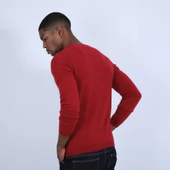 Maison Montagut Pull Col V En Cachemire - Benjamin><noscript><img width=