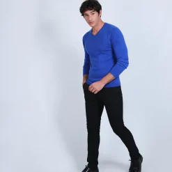 Maison Montagut Pull Col V En Cachemire - Benjamin><noscript><img width=