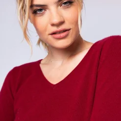 Maison Montagut Pull Col V En Cachemire Intemporel - Eniva><noscript><img width=