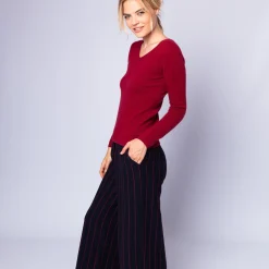 Maison Montagut Pull Col V En Cachemire Intemporel - Eniva><noscript><img width=