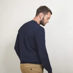 Maison Montagut Pull Col V En Coton Cachemire - Brent><noscript><img width=