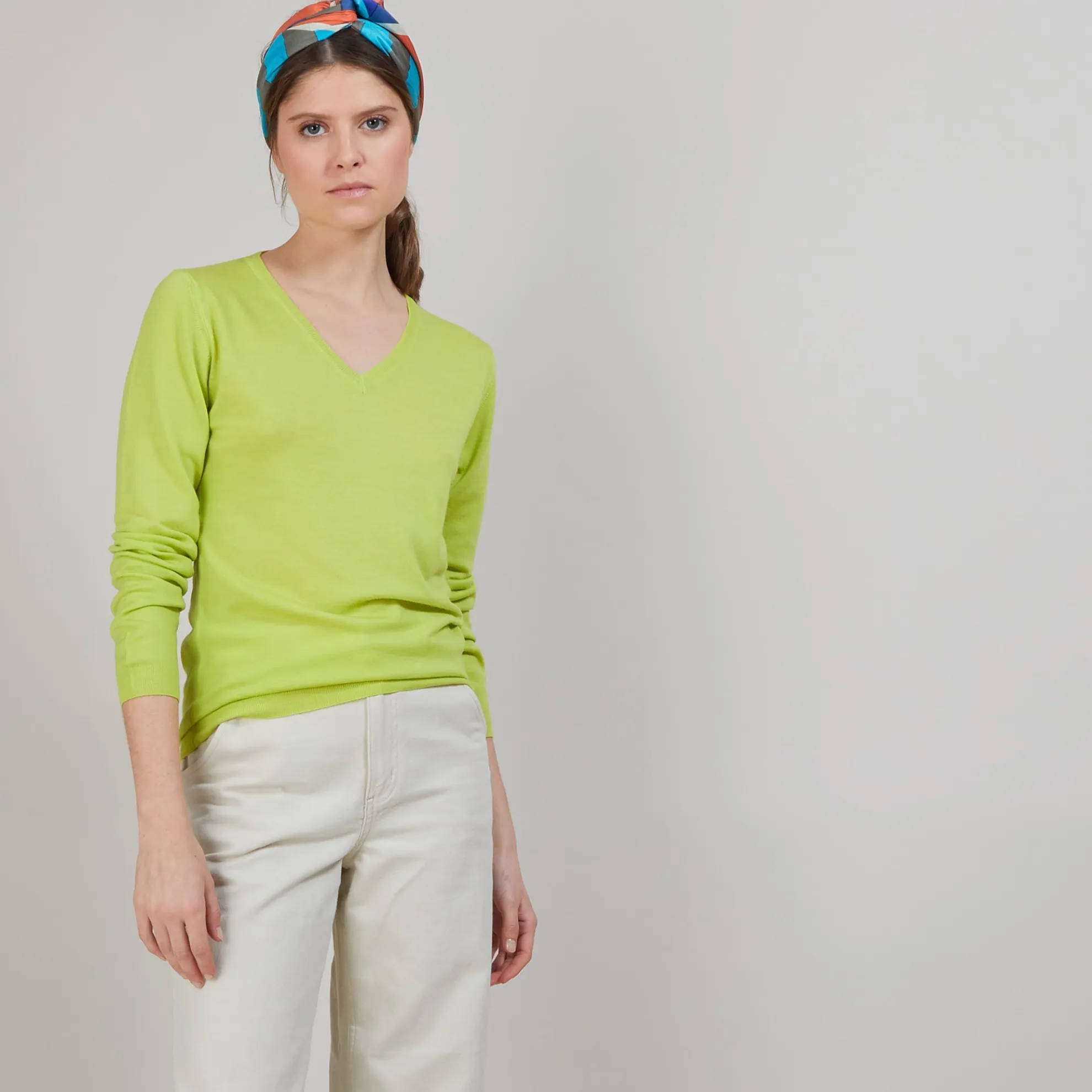 Maison Montagut Pull Col V En Laine - Baobab>Femme Pulls