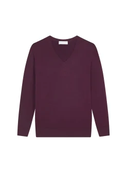 Maison Montagut Pull Col V En Laine Merinos - Arya>Femme Pulls