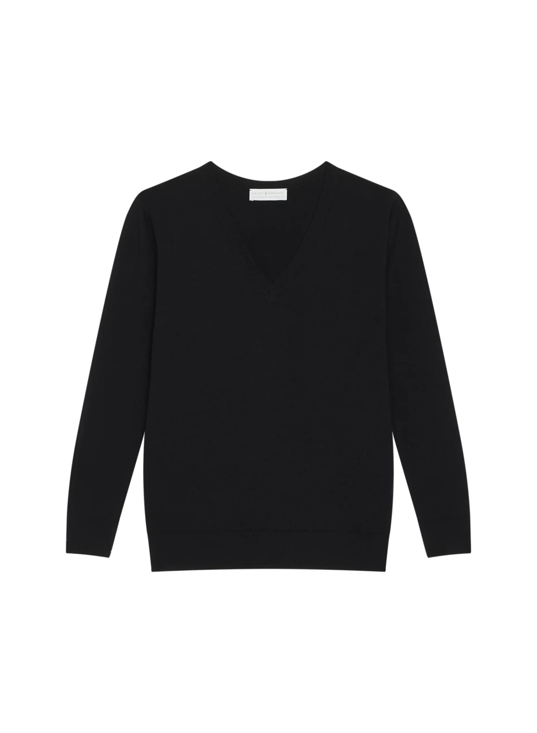 Maison Montagut Pull Col V En Laine Merinos - Arya>Femme Pulls