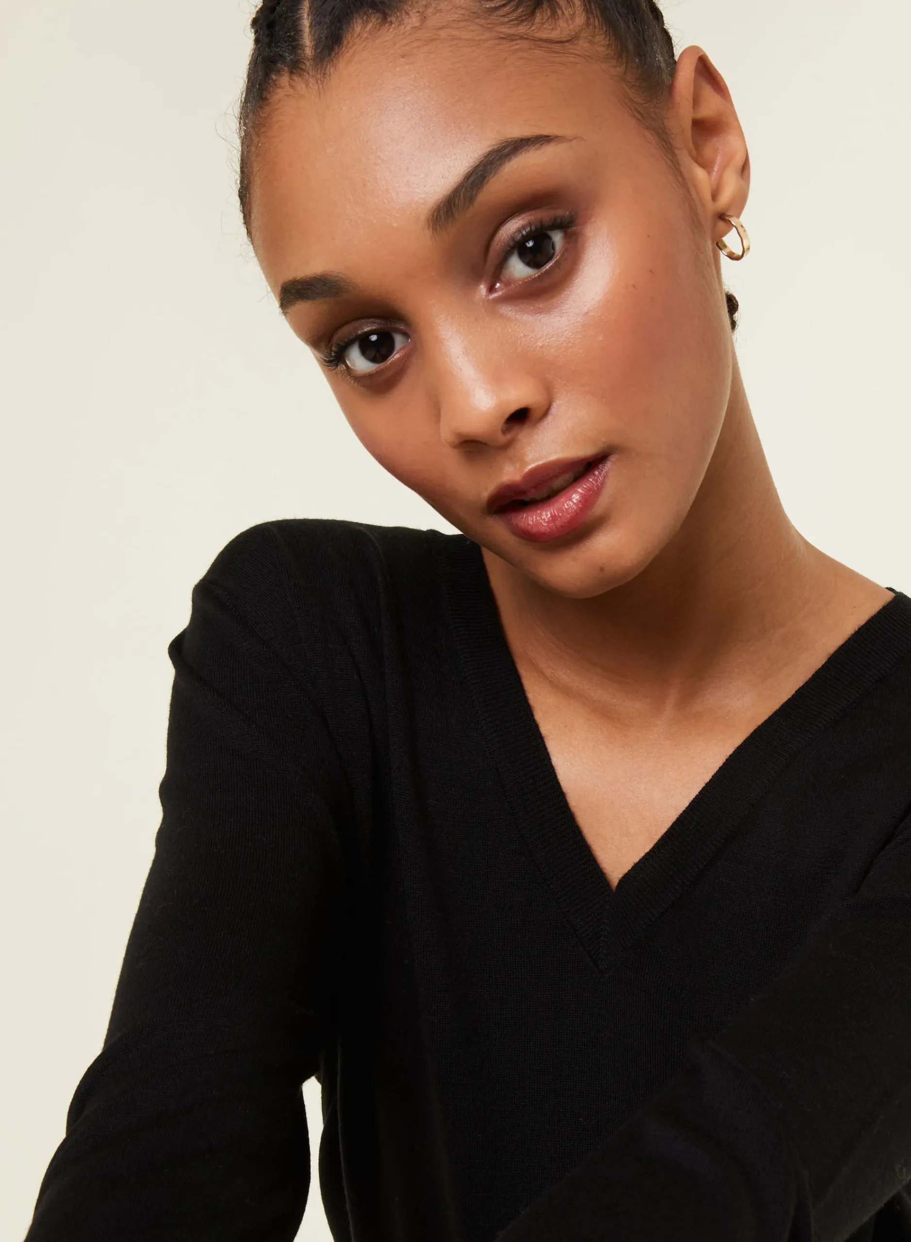 Maison Montagut Pull Col V En Laine Merinos - Arya>Femme Pulls