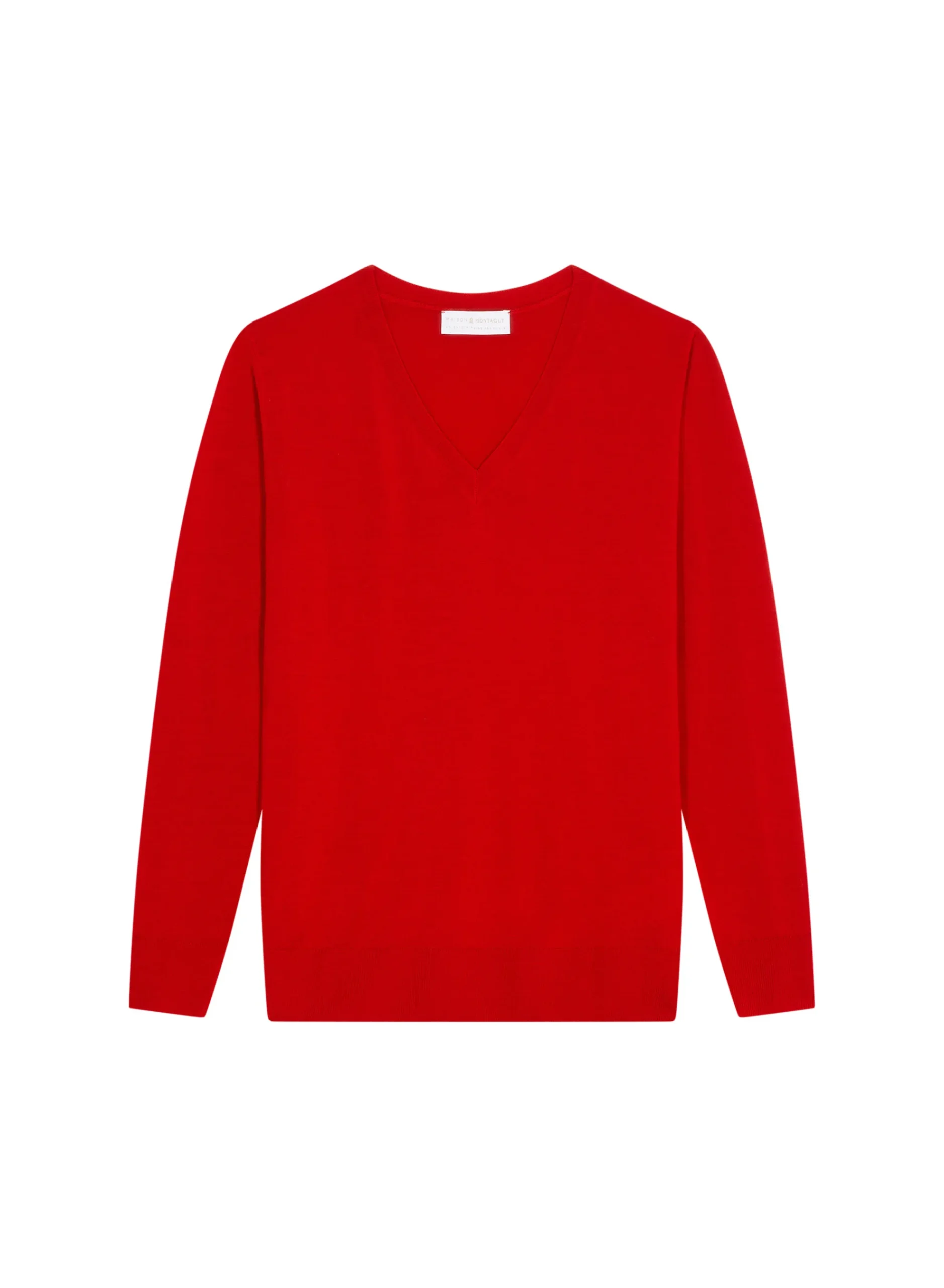 Maison Montagut Pull Col V En Laine Merinos - Arya>Femme Pulls