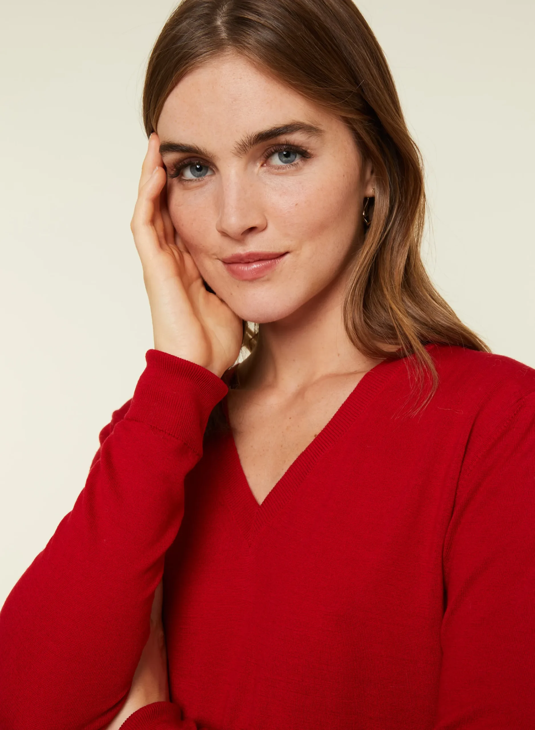 Maison Montagut Pull Col V En Laine Merinos - Arya>Femme Pulls