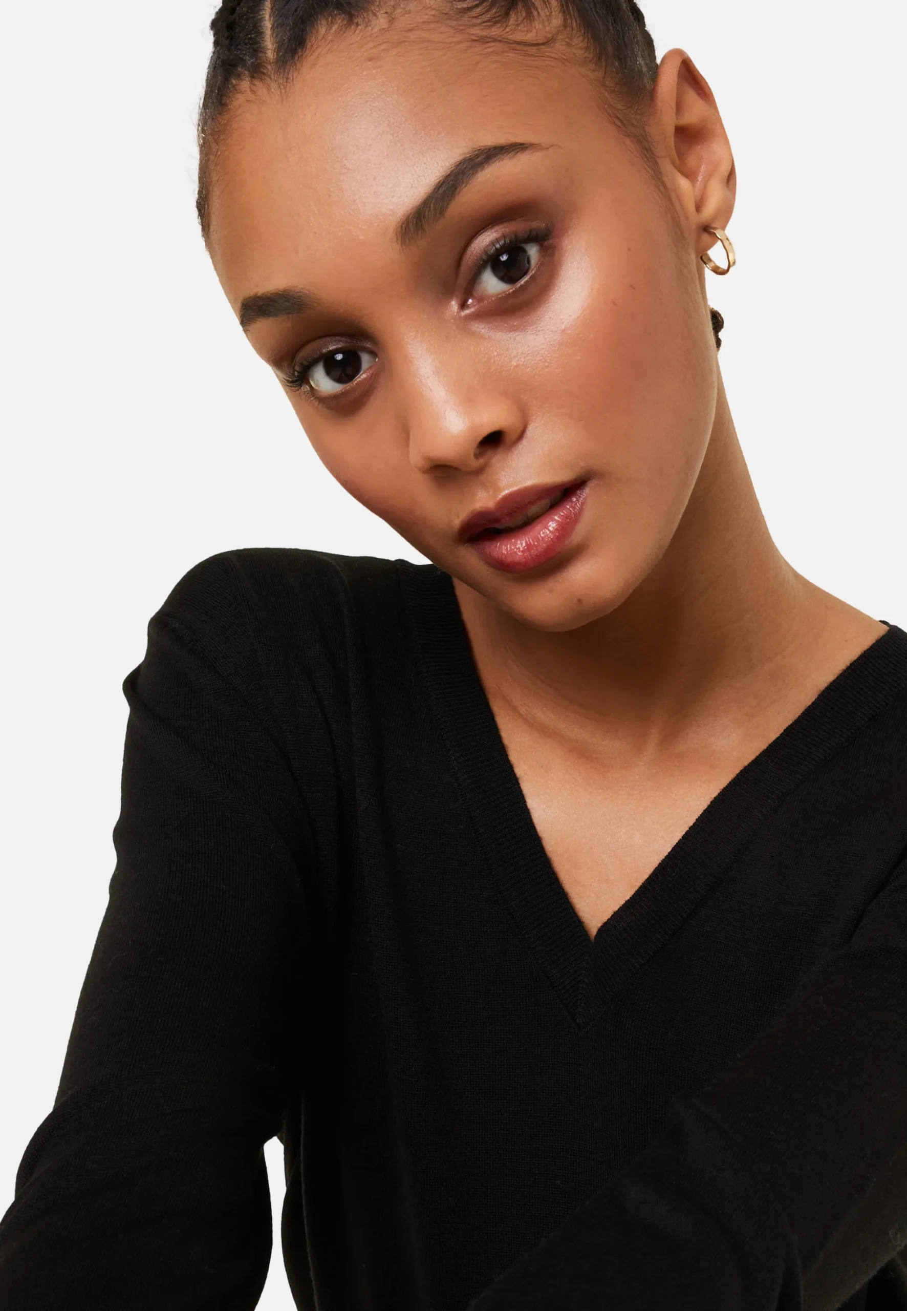 Maison Montagut Pull Col V En Laine Merinos - Arya>Femme Pulls