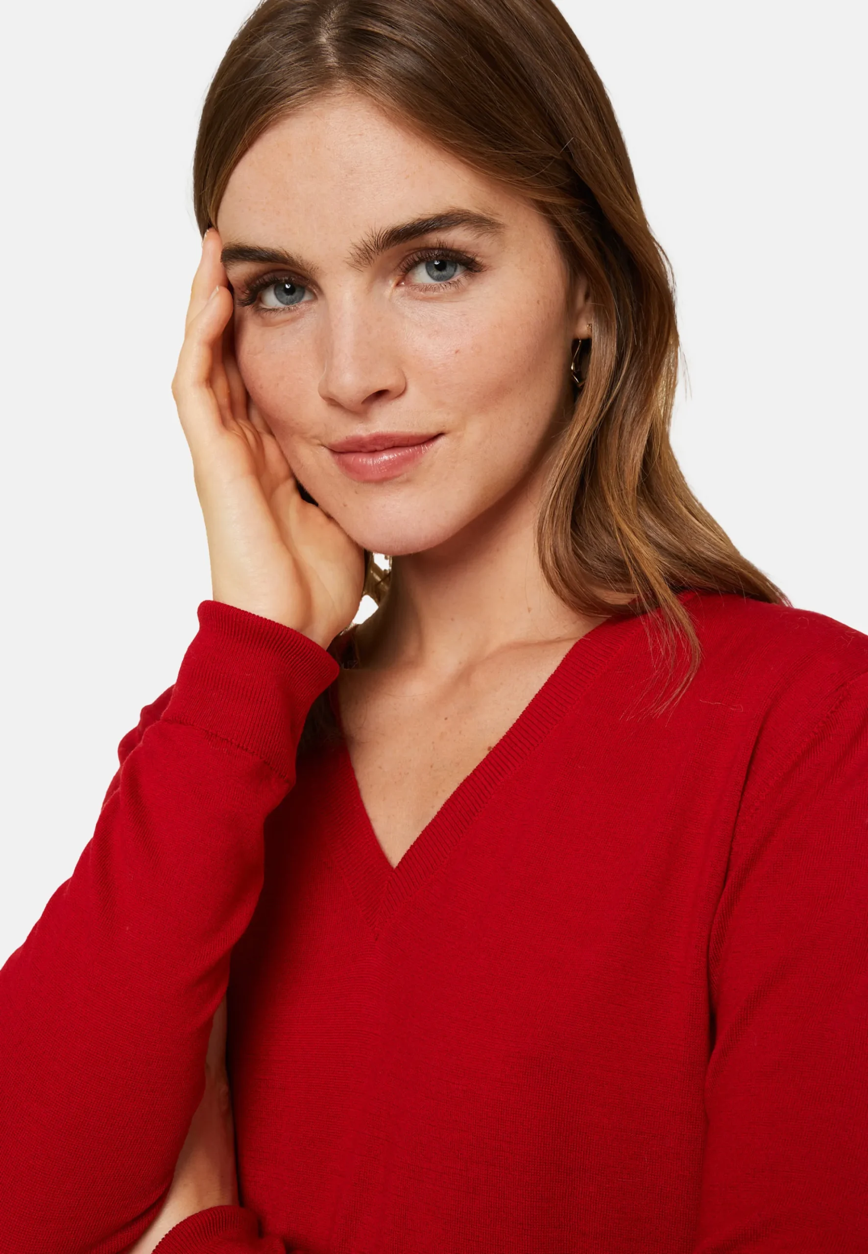 Maison Montagut Pull Col V En Laine Merinos - Arya>Femme Pulls