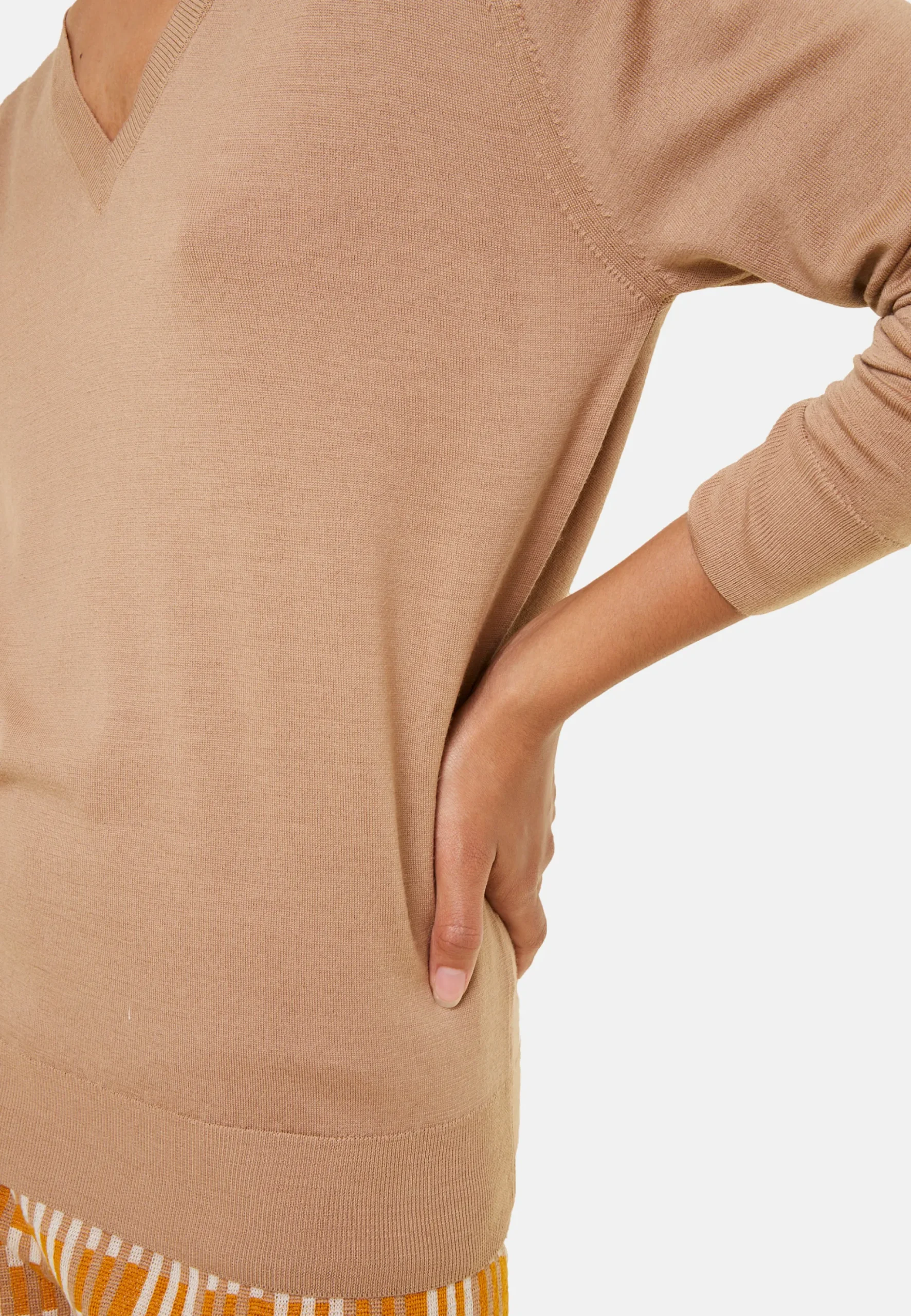 Maison Montagut Pull Col V En Laine Merinos - Arya>Femme Pulls