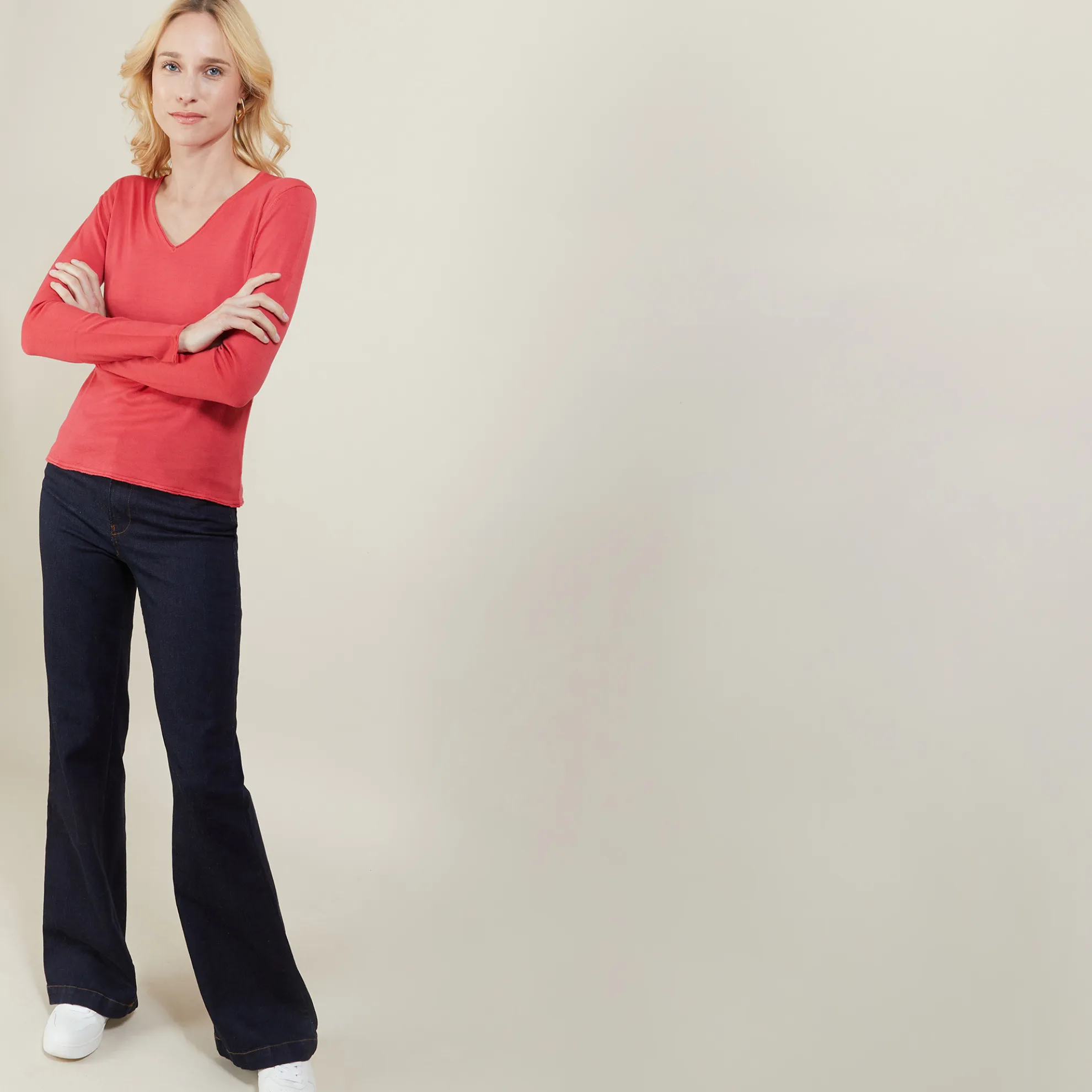 Maison Montagut Pull Col V En Laine Merinos - Gallieni>Femme Pulls