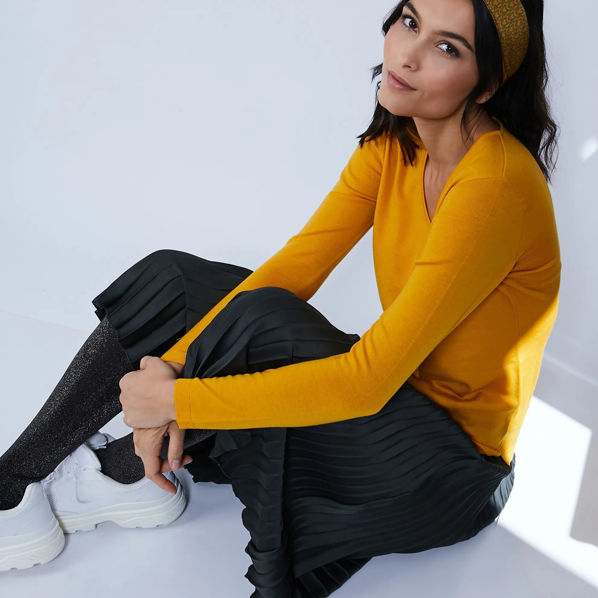 Maison Montagut Pull Col V En Laine Merinos - Barbara>Femme Pulls