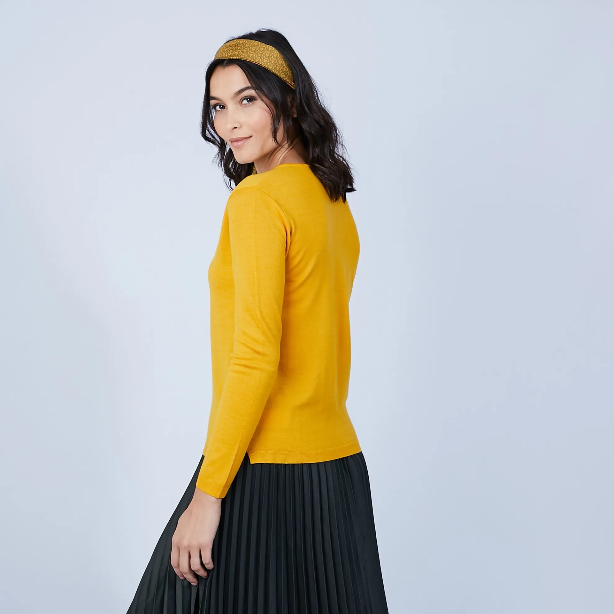 Maison Montagut Pull Col V En Laine Merinos - Barbara>Femme Pulls