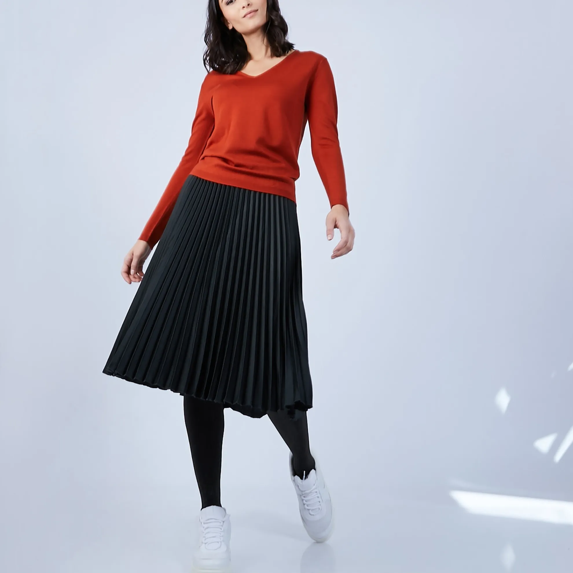 Maison Montagut Pull Col V En Laine Merinos - Barbara>Femme Pulls