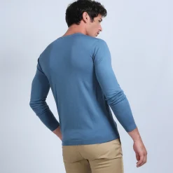 Maison Montagut Pull Col V En Laine Merinos - Badyss><noscript><img width=