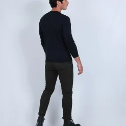 Maison Montagut Pull Col V En Laine Merinos - Badyss><noscript><img width=