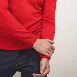 Maison Montagut Pull Col V En Laine Merinos - Badyss><noscript><img width=