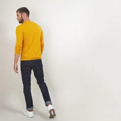 Maison Montagut Pull Col V En Laine Merinos - Badyss><noscript><img width=