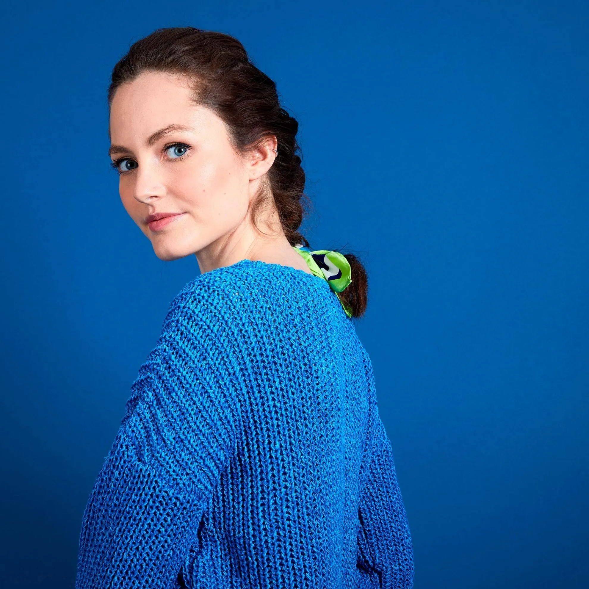 Maison Montagut Pull Col V En Maille Cotelee - Bulle>Femme Pulls