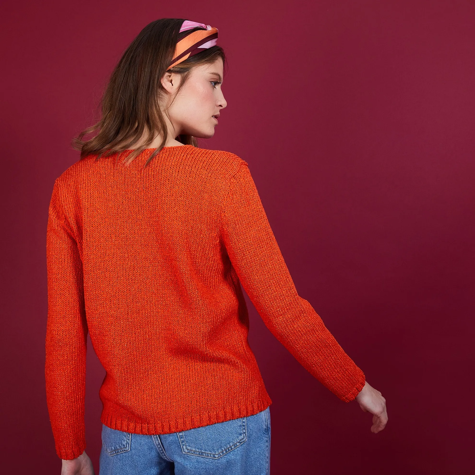 Maison Montagut Pull Col V En Soie Coton Et Laine - Blovis>Femme Pulls