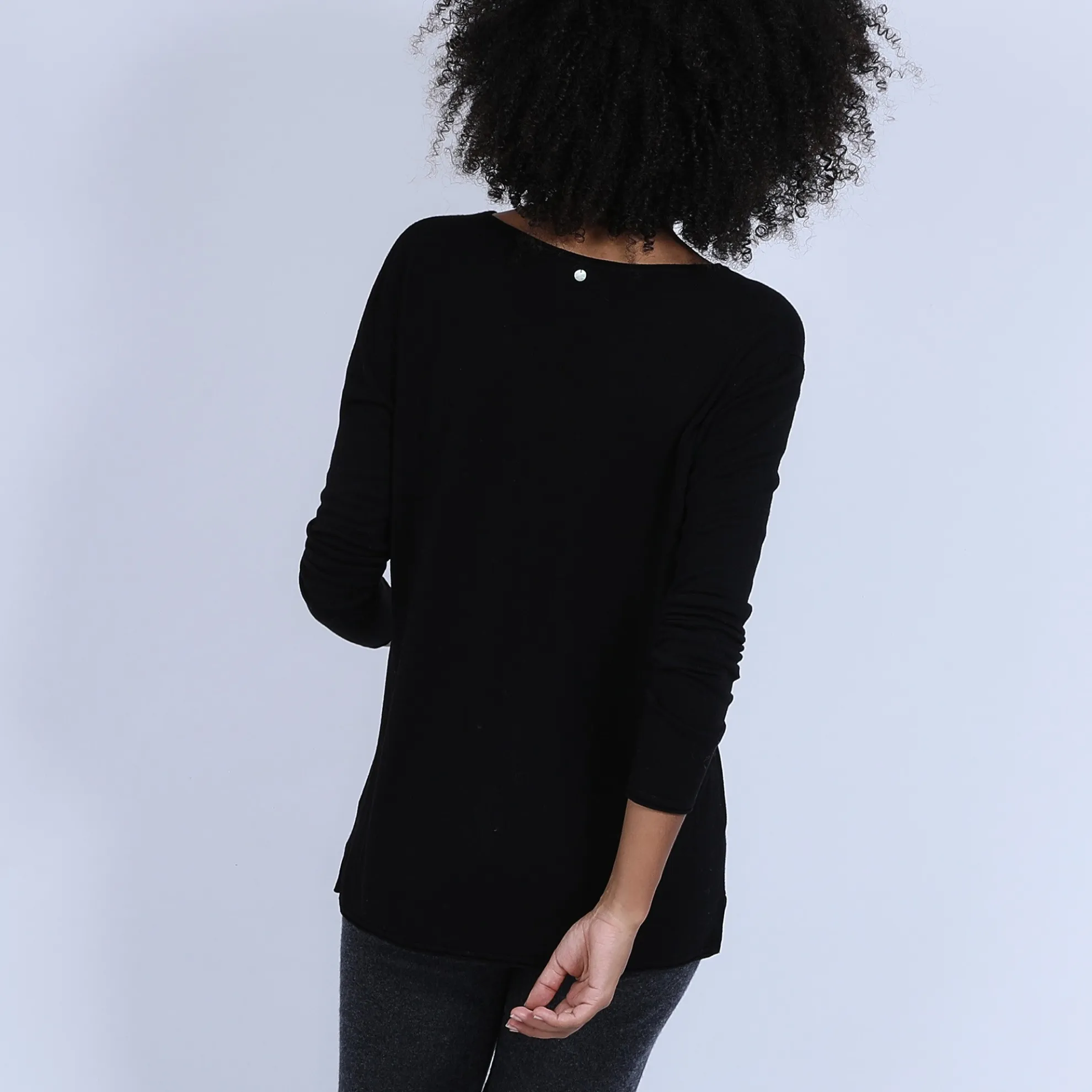Maison Montagut Pull Col V Oversize En Bambou Cachemire - Ornella>Femme Pulls