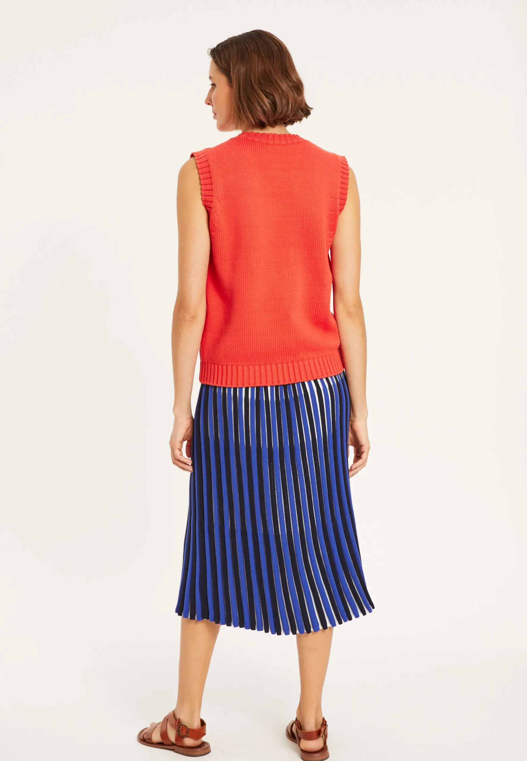 Maison Montagut Pull Col V Sans Manches En Coton - Manon>Femme Pulls