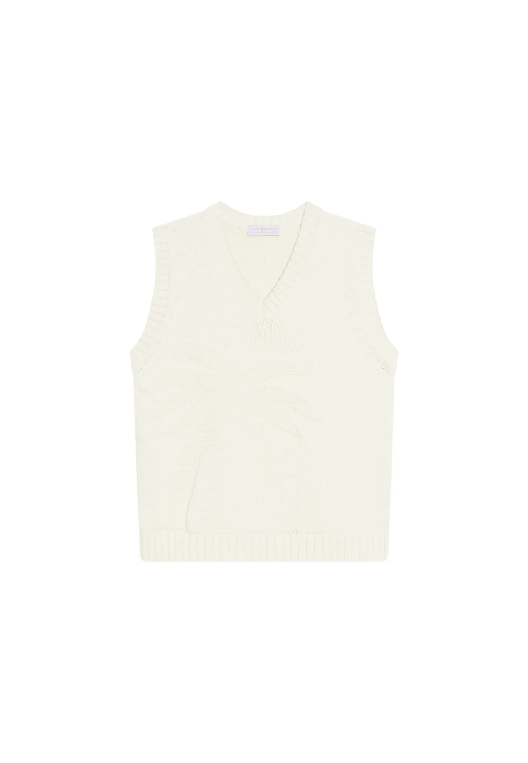 Maison Montagut Pull Col V Sans Manches En Coton - Manon>Femme Pulls