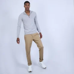 Maison Montagut Pull Col Zippe En Cachemire 2 Fils - Blaise><noscript><img width=