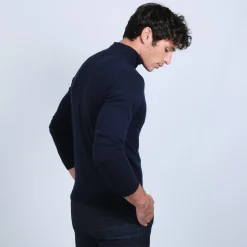 Maison Montagut Pull Col Zippe En Cachemire 2 Fils - Blaise><noscript><img width=