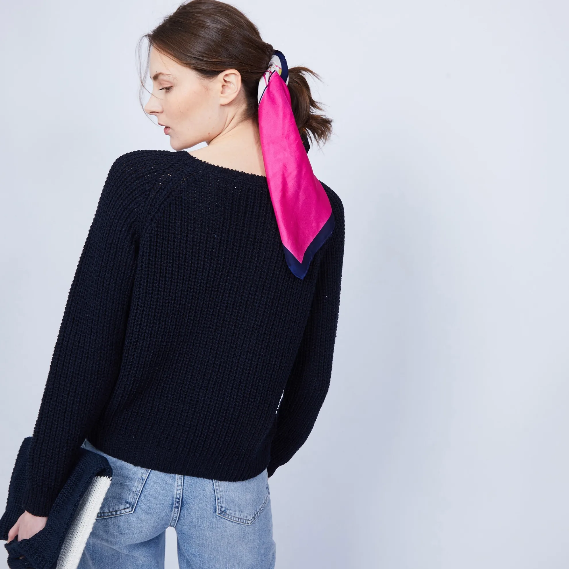 Maison Montagut Pull Cotele Col V - Charles>Femme Pulls