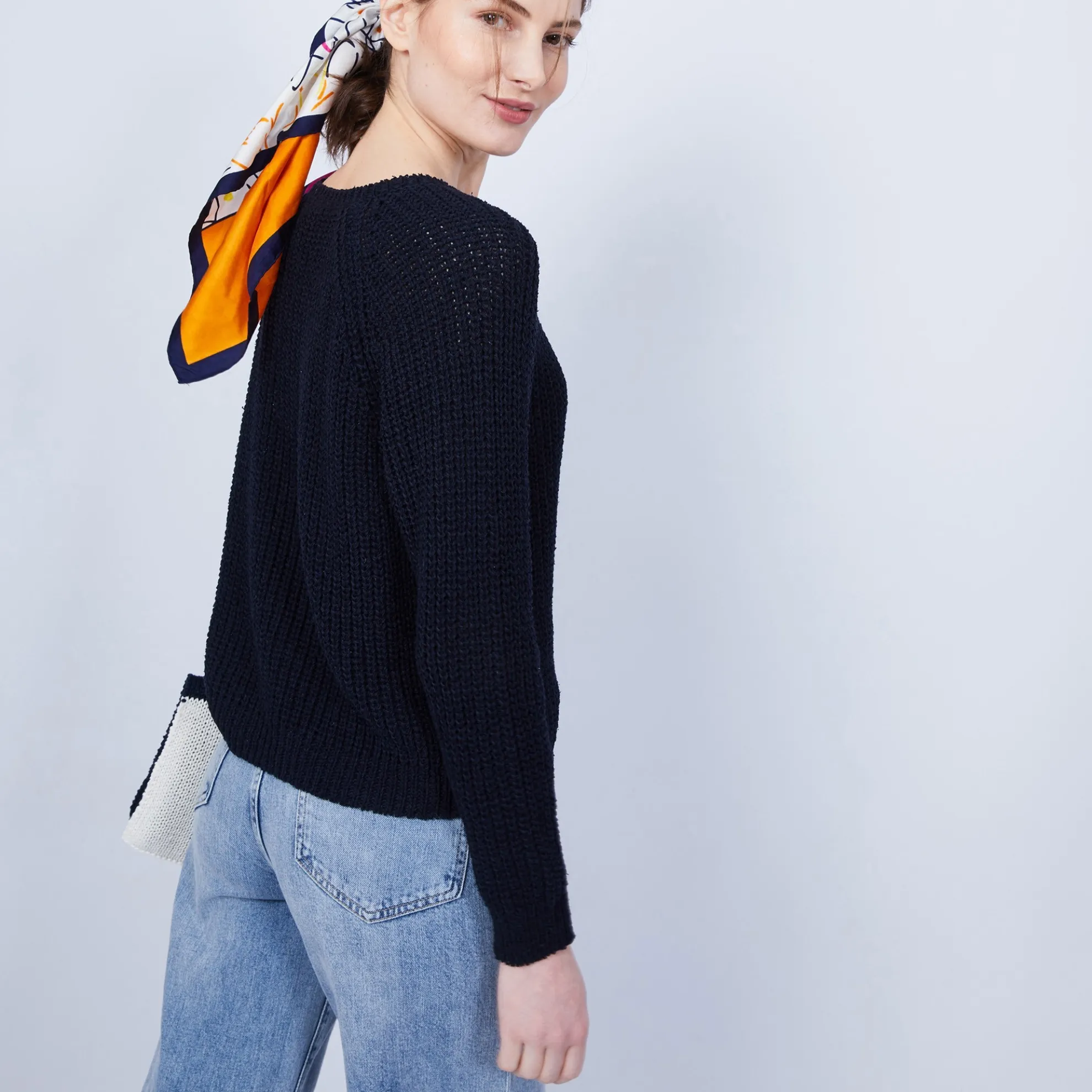 Maison Montagut Pull Cotele Col V - Charles>Femme Pulls