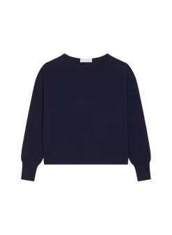 Maison Montagut Pull Court En Cachemire Avec Poche - Balba><noscript><img width=