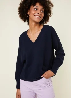 Maison Montagut Pull Court En Cachemire Avec Poche - Balba><noscript><img width=