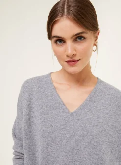 Maison Montagut Pull Court En Cachemire Avec Poche - Balba><noscript><img width=